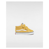 VANS Toddler Sk8-mid Reissue Hook And Loop Shoes Toddler Yellow, Size