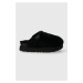 Vlněné pantofle UGG Fuzz Sugar Slide černá barva, 1135132