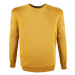 KAMA 4101 pánský merino svetr, žlutá