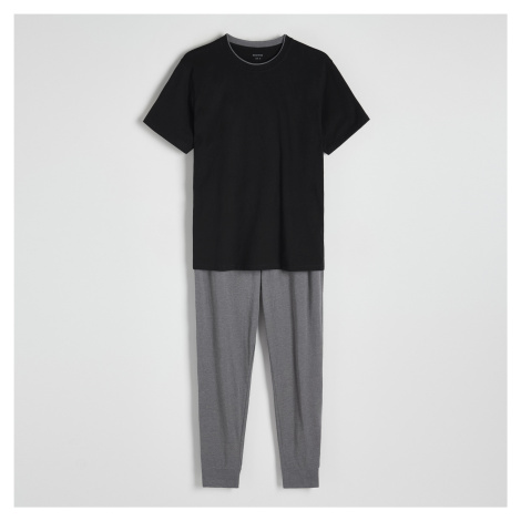 Reserved - Dvoudílné pyžamo - Černý