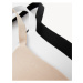 Sada tří dámských push-up podprsenek v béžové, bílé a černé barvě s kosticemi Marks & Spencer