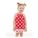 Denokids Red Polka Dot Baby Girl Summer Dress