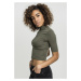 Ladies Cropped Turtleneck Tee