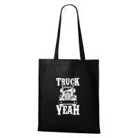 DOBRÝ TRIKO Bavlněná taška s potiskem Truck yeah Barva: Černá