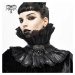 obojek DEVIL FASHION - Fleeting Glance Gothic Pleated High Collar - Black