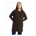 LC Waikiki Crew Neck Plain Long Sleeve Women's Knitwear Tunic