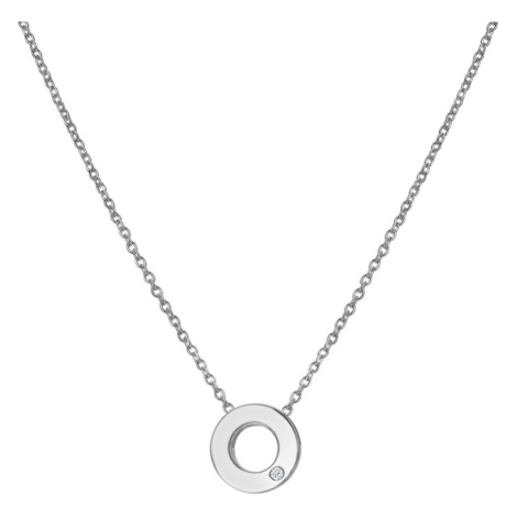 Hot Diamonds Minimalistický stříbrný náhrdelník s diamantem Diamond Amulets DP892