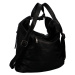 Dámský stylový koženkový kabelko-batoh Nina, černá