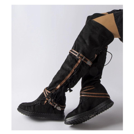 Kozačky na klínech model 205788 Solea