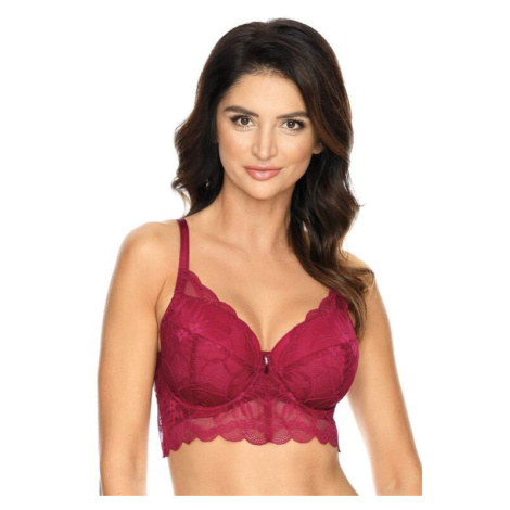 Vyztužená podprsenka Charlize B4 vínová Gorteks