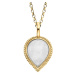 Engelsrufer Pozlacený náhrdelník s měsíčním kamenem Pure Drop ERN-PUREDROPMOG (řetízek, přívěsek