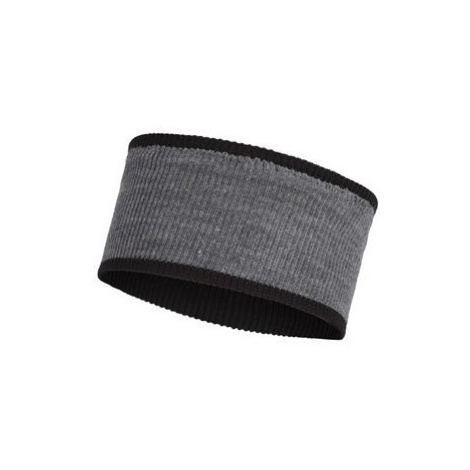Čelenka Buff Crossknit Headband Barva: černá/šedá