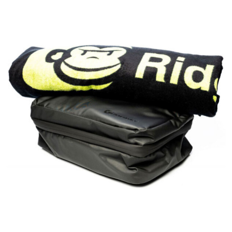 RIDGEMONKEY LX BATH TOWEL AND WEATHERPROOF SHOWER CADDY Kosmetická taška s ručníkem, černá, veli