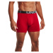 UA Charged Cotton 6in 3 Pack-RED