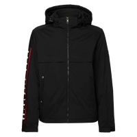 Tommy Hilfiger Jacket - REMOVABLE HOODED LARGE PRINT JKT black