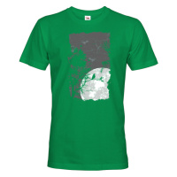 Pánské tričko s potiskem lesa a tmy - tričko pro nadšence přírody