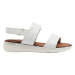Bílé kožené komfortní sandály Medicus
