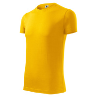 Pánské módní tričko, žlutá