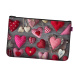 Bertoni Unisex's Pocket Cosmetic Bag Valentine Hearts