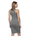 Pletené šaty 4F SUDD012 Middle Grey Melange