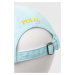 Bavlněná baseballová čepice Polo Ralph Lauren tyrkysová barva, s aplikací