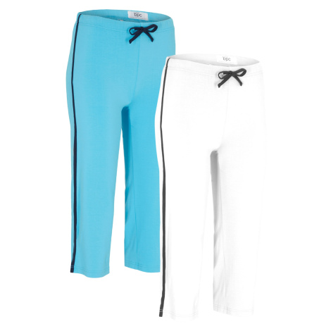 Sportovní capri kalhoty, Skinny (2 ks) Bonprix