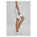 Dámské šortky // Urban classics Ladies High Waist Cycle Shorts white