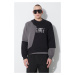 Mikina MM6 Maison Margiela Sweatshirt pánská, šedá barva, s potiskem, S62GU0117