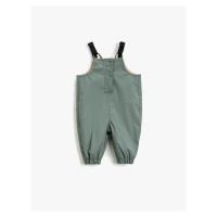 Koton Rubber Coated Ski Overalls with Suspenders