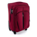 Rogal Tmavě červená sada 3 cestovních kufrů "Practical" - M (35l), L (65l), XL (100l)