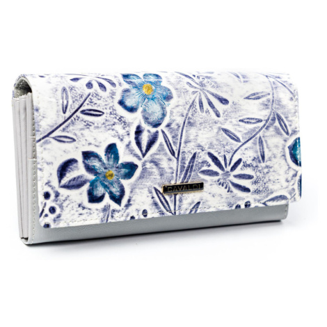 Velká dámská peněženka s květinami 4U CAVALDI