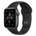 Apple Watch SE 40mm Vesmírně šedý hliník s černým sportovním řemínkem