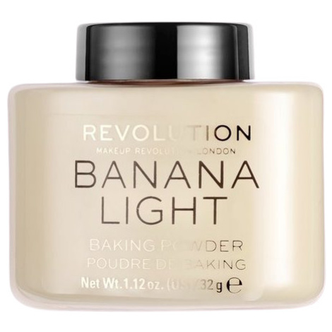 Revolution Transparentní pudr (Loose Baking Powder Banana Light) 32 g