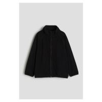 H & M - Flísová bunda - černá