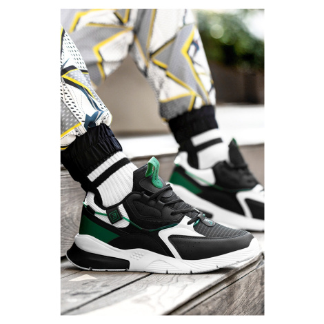 DARK SEER Black White Green Unisex Sneaker