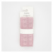 Reserved - Vzorované punčocháče s vysokým podílem bavlny - Růžová