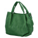 Nadčasová kabelka do ruky Minu, zelená