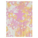 Žluto-růžová dámská květovaná mikina Converse