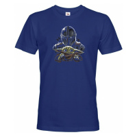 Pánské tričko - Yoda a Manadaloriana