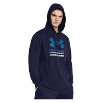 Mikina Rival Terry Graphic Hood Blue - Under Armour