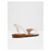 Bílé dámské sandály ALDO Agreinwan