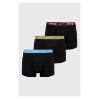 Boxerky Nike 3-pack pánské, černá barva