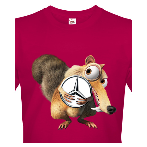 Vtipné pánské tričko s potiskem značky auta Mercedes - tričko pro milovníky aut BezvaTriko
