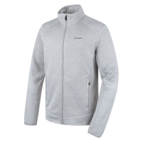 Pánský fleecový svetr na zip HUSKY Alan M light grey
