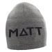 Matt KNIT RUNWARM Zateplená čepice, šedá, velikost