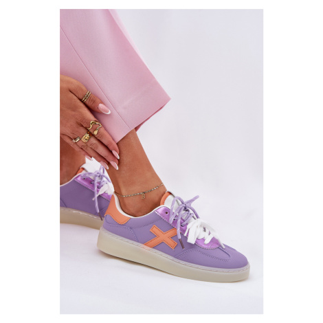 Boto Nízké Dámské Sportovní Boty Fialové Zelevelis