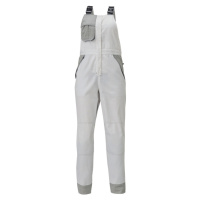 Cerva Montrose Lady Dámské pracovní kalhoty s laclem 03020380 bílá/šedá