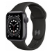 Apple Watch Series 6 40mm Vesmírně šedý hliník s černým sportovním řemínkem