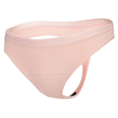 Menstruační kalhotky tanga růžové z bambusu sací třída Střední Ecomodi