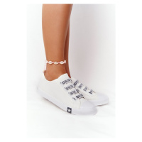 Women's Sneakers With Drawstring BIG STAR White